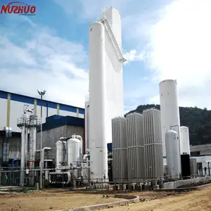 NUZHUO ऑक्सीजन गैसीकरण संयंत्र के लिए तरल ऑक्सीजन जनरेटर संयंत्र Planta डे Oxigeno औद्योगिक