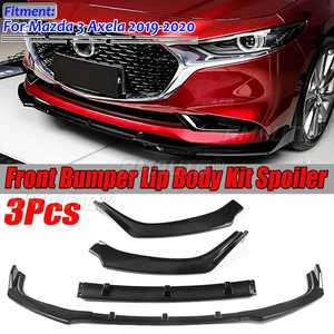 New Carbon Fiber Look/Black <b>Car</b> Front Bumper Splitter Lip Spoiler <b>Diffuser</b> Guard Cover Trim Body Kit for Mazda 3 Axela 2019-2020 - Product Image 1