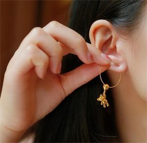 Xinfly Au750 Or 18K, Breloque Ours Ballon, Design Mignon et Simple, Anti-âge, pour Cadeau, Bracelet, Collier, Boucles d'oreilles DIY et Pendentif - Product Image 3