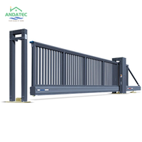 Portail coulissant électrique automatique Anda OEM ODM pour clôture électrique, durable, directement de l'usine