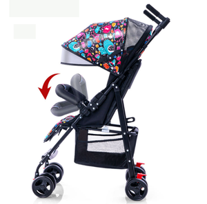 Cochecito <span class=keywords><strong>de</strong></span> bebé <span class=keywords><strong>para</strong></span> sentarse, acostarse, portátil y plegable, puede salir y empujar un carrito <span class=keywords><strong>de</strong></span> cuatro ruedas - Product Image 2