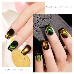 JTING - Colección de Esmaltes de Gel de Doble Luz Efecto Ojo de Gato, 8 Colores, Magnético, Esmalte de Uñas de Doble Luz Efecto Ojo de Gato, Marca Privada OEM - Product Image 5