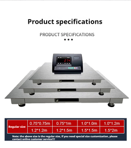 Nhà máy trực tiếp bán 1ton 3ton 5ton 10ton thép không gỉ điện tử kỹ thuật số có trọng lượng quy mô sàn - Product Image 4