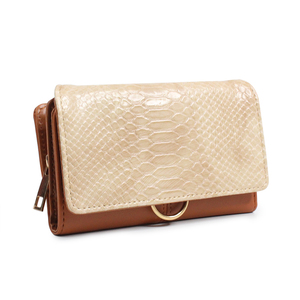 <span class=keywords><strong>Portefeuille</strong></span> en <span class=keywords><strong>cuir</strong></span> à motif Crocodile pour <span class=keywords><strong>femme</strong></span>, porte-monnaie à trois volets avec Logo personnalisé - Product Image 1