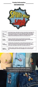 Cao cấp tùy chỉnh thêu vá quần áo nhãn có thể giặt nhiệt chuyển nhượng hoa Twill vải tin phong cách merrow Sequins 3D hat - Product Image 6