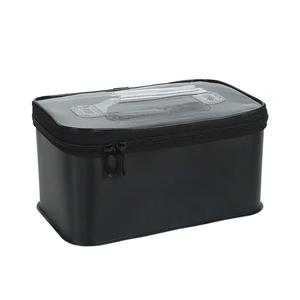 Seau en plastique EVA transparent et étanche pour le rangement des accessoires de pêche en mer et en rivière - Product Image 1