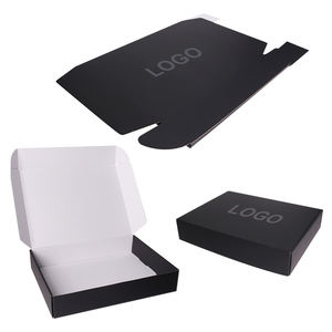 Caja de Envío Plegable Plana, Económica, de Tela Rosa, para Empaque de Ropa, MOQ Bajo, con Logotipo Personalizado, Caja de Cartón Corrugado para Envíos - Product Image 3