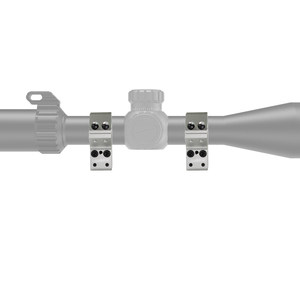 Anneaux de montage BANGBANG - Pince de tube de 30 mm, hauteur centrale réglable de 1,38 à 1,65 pouces pour rail de 11 mm (Argent) - Product Image 6