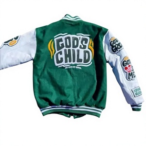 Chaqueta Varsity de Diseño Personalizado, Corte Regular, Estilo Béisbol, Color Beige, Talla Grande, Secado Rápido y Transpirable - Product Image 2