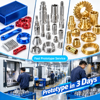 Services de fabrication CNC : Kit de prototypage rapide 3D, pièces métalliques non standard, fraisage et tournage, solutions complètes pour projets