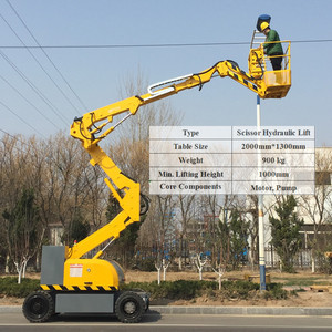 Plataforma Elevadora Hidráulica Móvil de Brazo Articulado, Elevador Industrial Autopropulsado Telescópico - Product Image 2