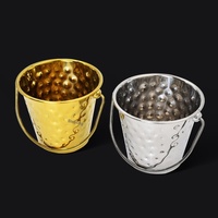 Restoran Bar Gaya Eropa, Pesta, Bir, Anggur Merah, Ember Es Stainless Steel Besar dan Kecil