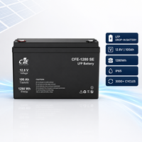 Batterie LiFePO4 LFP CFE-1280 SE 12,8V 100Ah avec BMS IP65, 3000 cycles, pour onduleurs Fronius et systèmes solaires hors réseau