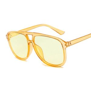 Lunettes de soleil pilote vertes surdimensionnées pour hommes et femmes, style rétro, couleurs acidulées, monture large, personnalisables avec logo, collection 2026 - Product Image 6