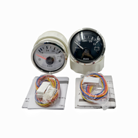Voltímetro KUS de 24 V, 18-32 V, 52 mm, Medidor de Voltaje Impermeable con Retroiluminación, Medidor de Voltaje de Batería para Camiones, Autocaravanas y Embarcaciones