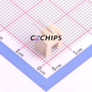 HCZZ0139-2 Wire-to-Board Pin Header Bent Lead Through Hole,P=2.54mm Connector 1x2P 2.5mm Right Angle Insert XH - Product Image 2