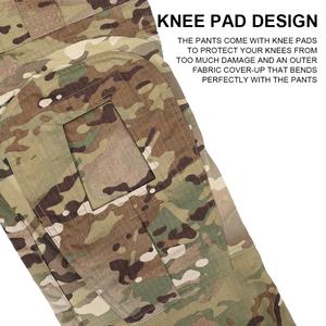 Pantalon de sport tactique cargo pour homme G3, nouveau pantalon de combat camouflage avec genouillères pour la randonnée et la chasse - Product Image 6