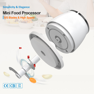 <span class=keywords><strong>Hachoir</strong></span> Électrique Portable USB pour Légumes et Viandes, <span class=keywords><strong>Mini</strong></span> Robot Culinaire en Plastique pour Bébé, <span class=keywords><strong>Hachoir</strong></span> à Ail Domestique - Product Image 2