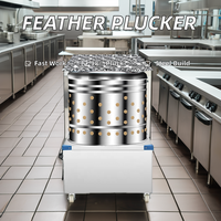 Nouvelles Machines de plumage de plumes de poulet à noyau de moteur en acier pour l'abattoir de Restaurant de vente au détail de ferme à la maison