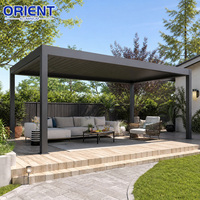 Système imperméable en aluminium 6063/T5, prix abordable, conception motorisée, pergola bioclimatique, pergola à lames orientables pour jardin, gazebo à vendre