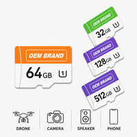 Kartu Memori Mikro Kelas 10 8GB 16GB 32GB Mudah Dibawa untuk Perekam Suara Penyimpanan Rekaman Kuliah Penyimpanan yang Dapat Diperluas Model SPI