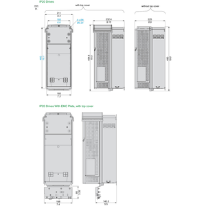 Variateurs de vitesse ATV610 - 18,5 kW/25 380...415 V IP20 ATV610D18N4 - Product Image 4