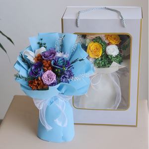 Korunmuş Çiçek Buketleri En İyi Arkadaş Doğum Günü Hediyesi Sonsuz Hediye Kutusu Kurutulmuş Bitkiler Anneler Günü Sevgililer Günü Uzun Süreli - Product Image 1