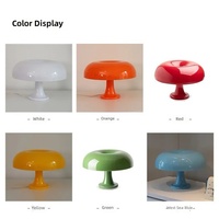 Lampe de table champignon rechargeable Nordic Cream, LED sans fil, à intensité variable, fonctionnant sur batterie, commande tactile, pour la décoration de la chambre à coucher et du salon