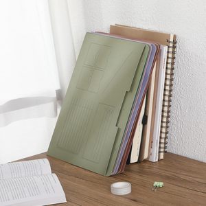 Thư Kích thước tập tin Áo khoác thư mục đóng cửa bên Giấy túi thư mục tập tin lót ngang thư mục tập tin - Product Image 5