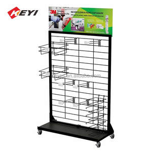 Tùy Chỉnh Cửa Hàng Dọc Kim Loại Dây Giỏ Kệ Xà Phòng Hiển Thị Giá - Product Image 3