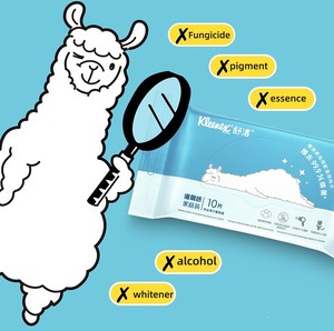 <span class=keywords><strong>Kleenex</strong></span> <span class=keywords><strong>papier</strong></span> hygiénique humide mains et visage lingettes douces 100% bois vierge pâte de bambou <span class=keywords><strong>papier</strong></span> pour le visage 10 pièces lingettes d'eau - Product Image 6