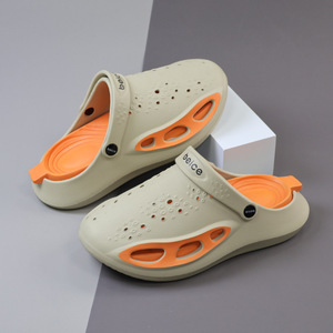 Sandalias Beice para Hombre, Casuales de Verano, con Suela Gruesa Antideslizante, Transpirables, para Playa, Conducir, Punta Cerrada, Suela de EVA - Product Image 2