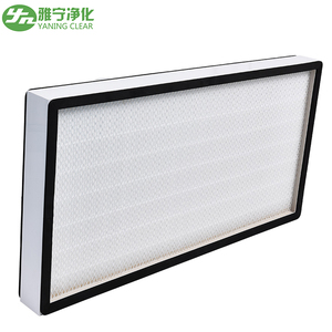 Mini panel plisado HEPA filtro ULPA filtro grado <span class=keywords><strong>H14</strong></span> para salas limpias - Product Image 6