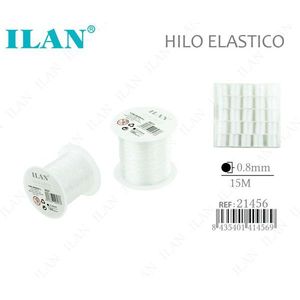 Filo Elastico ILAN 0.8mm 15M Trasparente per Cucito - Product Image 1