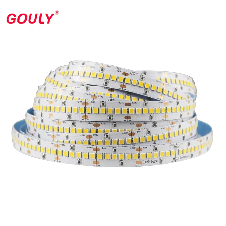 high quality warm white custom high cri smd 2835 24v shenzhen outdoor ip68 led light stripe or strip light 10m