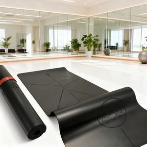 Tapis de yoga professionnel en PU résistant à la sueur, adapté aux débutants et aux utilisateurs avancés, absorbant les chocs pour protéger les articulations - Product Image 6