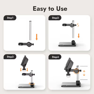 Caméra de <span class=keywords><strong>microscope</strong></span> numérique pour réparation mobile 1000X avec <span class=keywords><strong>microscope</strong></span> vidéo à écran de 4.3 pouces <span class=keywords><strong>Microscope</strong></span> de réparation de téléphone - Product Image 3
