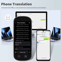 Dispositif de traduction vocale intelligent personnalisé OEM, 150 langues, traduction bidirectionnelle en temps réel pour le tourisme, les voyages, les achats à l'étranger