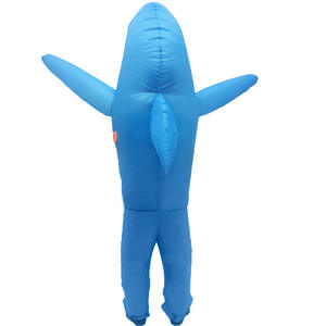 Unisex divertente blu completo corpo gonfiabile squalo mascotte <span class=keywords><strong>Costume</strong></span> <span class=keywords><strong>per</strong></span> bambini Cosplay di Halloween - Product Image 4