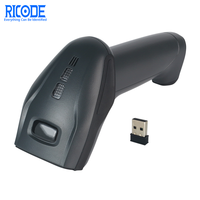   Escáner de Códigos de Barras 2.4G con Detección Automática, Escanea Códigos Desenfocados o Dañados de Forma Rápida y Precisa