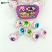 Bonbons gélifiés Halal en forme de ballon de football, mélange en vrac, vente en gros, haute qualité, boîte pour cadeaux de fête d'Halloween