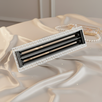 Diffuseur d'air linéaire invisible en aluminium pour plafond, lames réglables sur mesure, alignement précis, design de style victorien