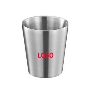 Vaso de Chupito de Acero Inoxidable con Logotipo Personalizado Impreso, Grabado Láser, Pintura en Aerosol, Vaso de Vino de Acero Inoxidable, Vasos de Chupito Metálicos - Product Image 1