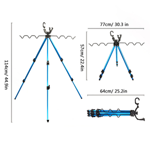 <span class=keywords><strong>Support</strong></span> <span class=keywords><strong>de</strong></span> canne à pêche portable, trépied télescopique en alliage d'aluminium, <span class=keywords><strong>support</strong></span> <span class=keywords><strong>de</strong></span> canne à pêche pour la pêche en mer, sur la plage, sur le rivage, canne à pêche <span class=keywords><strong>extensible</strong></span> - Product Image 2