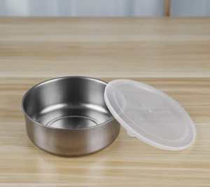Juego <span class=keywords><strong>de</strong></span> 5 Recipientes <span class=keywords><strong>de</strong></span> Acero Inoxidable para Alimentos, Recipientes para Almacenamiento <span class=keywords><strong>de</strong></span> Alimentos, Juego <span class=keywords><strong>de</strong></span> Tazones para Mezclar, Caja Protectora <span class=keywords><strong>de</strong></span> Alimentos Frescos con Tapa <span class=keywords><strong>de</strong></span> Plástico - Product Image 6