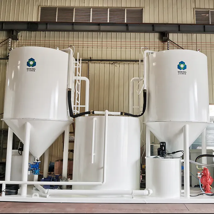 Réservoir compacte pour traitement de l'eau de l'eau, équipement de traitement et récupération de l'eau