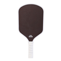 Raquette de pickleball en fibre de carbone avec fil de titane pressé à chaud, finition mate texturée, calibre 16, qualité compétition, 230g