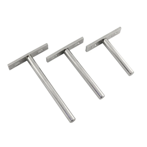 High-quality T-shaped Iron Shelf Bracket Cold-rolled Steel Wall <b>Frame</b> <b>Floating</b> Concealed Screw Mounting Plate Strong & Durable - Product Image 3