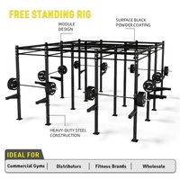 OKPRO Gym Commercial Multifunction Training Rack Fitness Custom Power Stand Squat Rig Racks