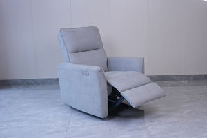Fauteuil inclinable électrique moderne en cuir, pivotant et relevable, avec design pliable, idéal pour appartements et villas (vente en gros) - Product Image 3